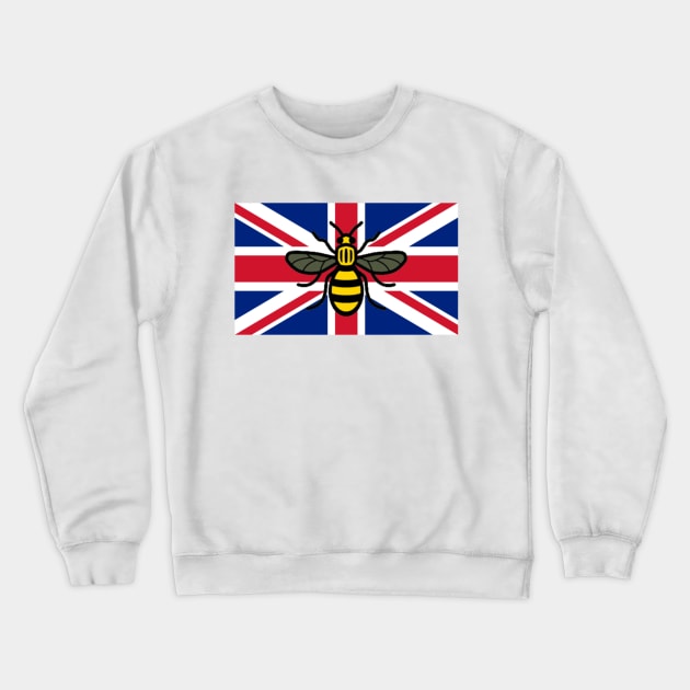 Manchester Bee Crewneck Sweatshirt by engmaidlao